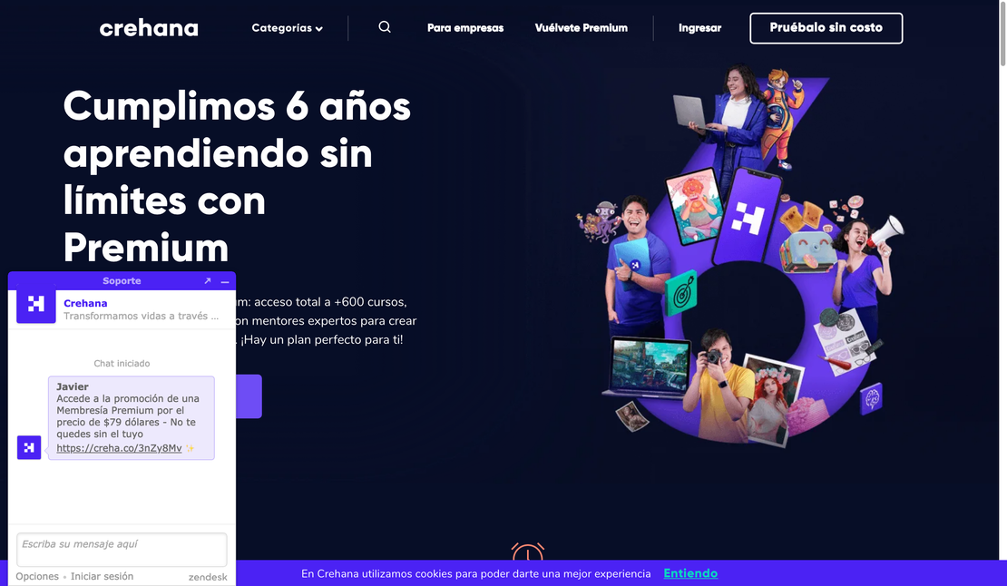 Share Crehana Without Sharing Passwords