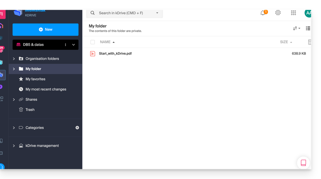 Share Kdrive Without Sharing Passwords