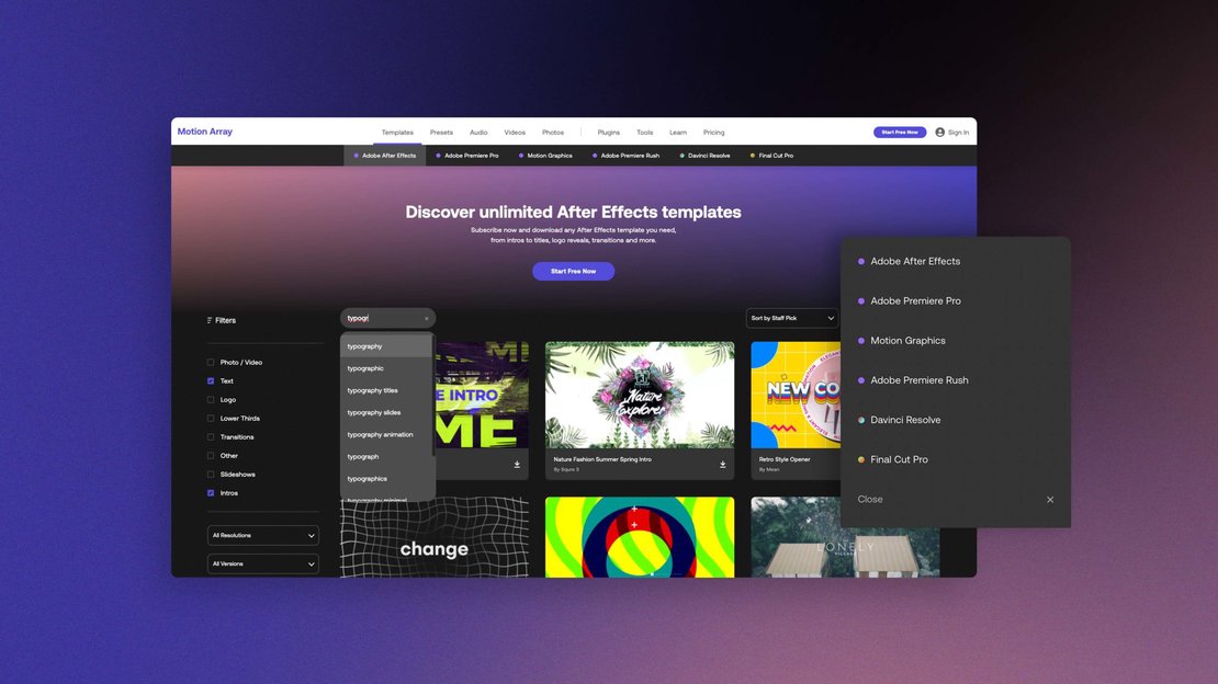 无需共享密码即可共享 Motion Array