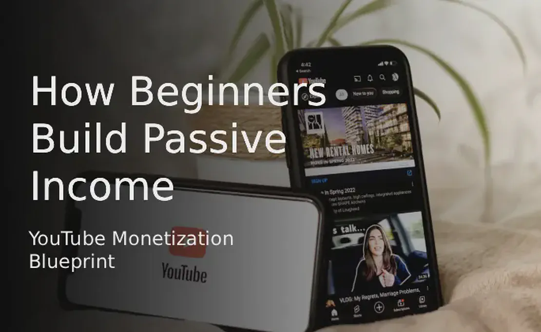 YouTube Monetization Blueprint: How Beginners Build Passive Income