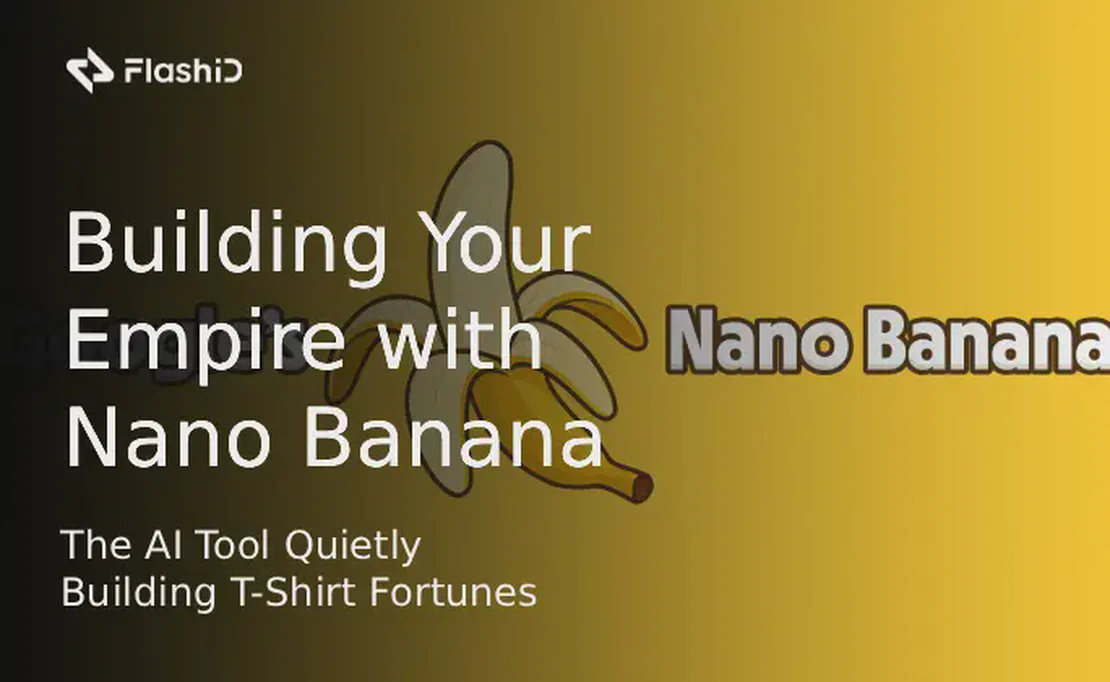 ใช้โยกรอาชีพสร้างสรรค์: สร้างจักรวรรดิเสื้อยืดของคุณด้วย Nano Banana AI