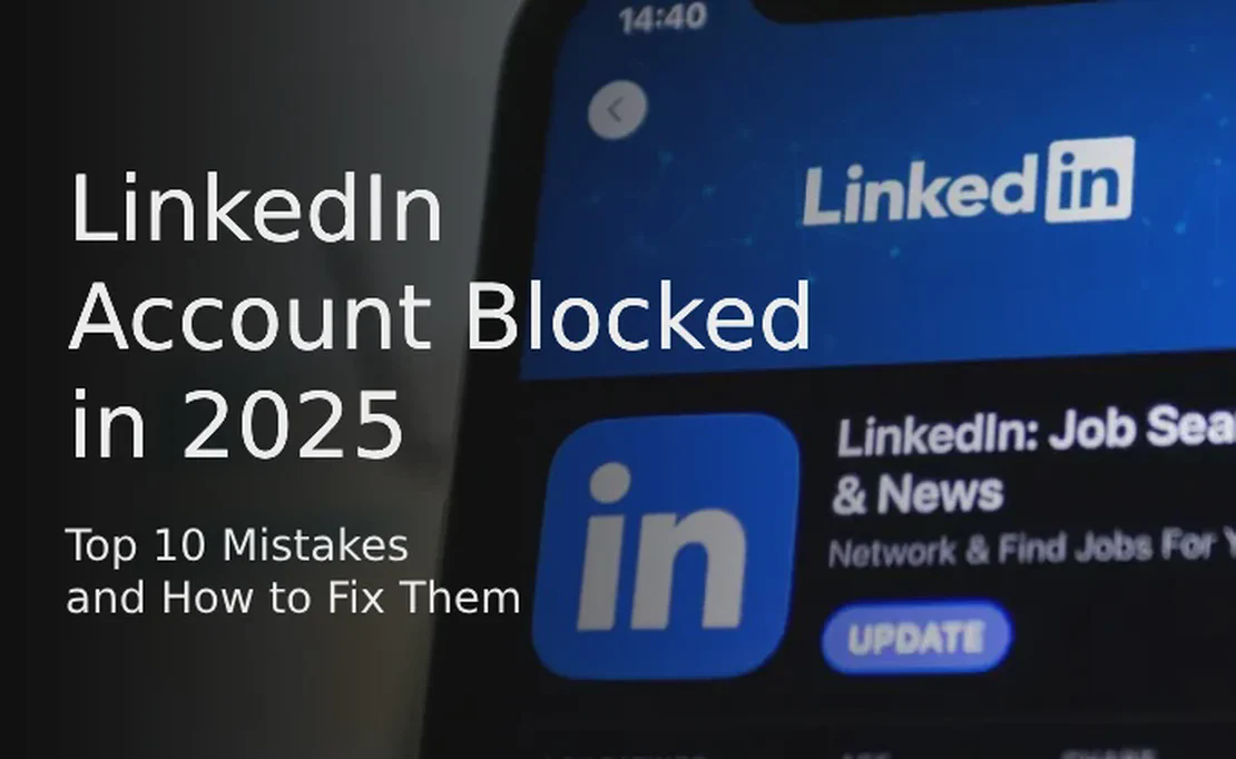 Ваш аккаунт LinkedIn заблокирован в 2025 году? Топ-10 ошибок и способы их исправления