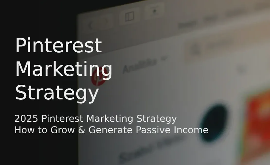 2025 Pinterest Marketing Strategy: How to Grow & Generate Passive Income