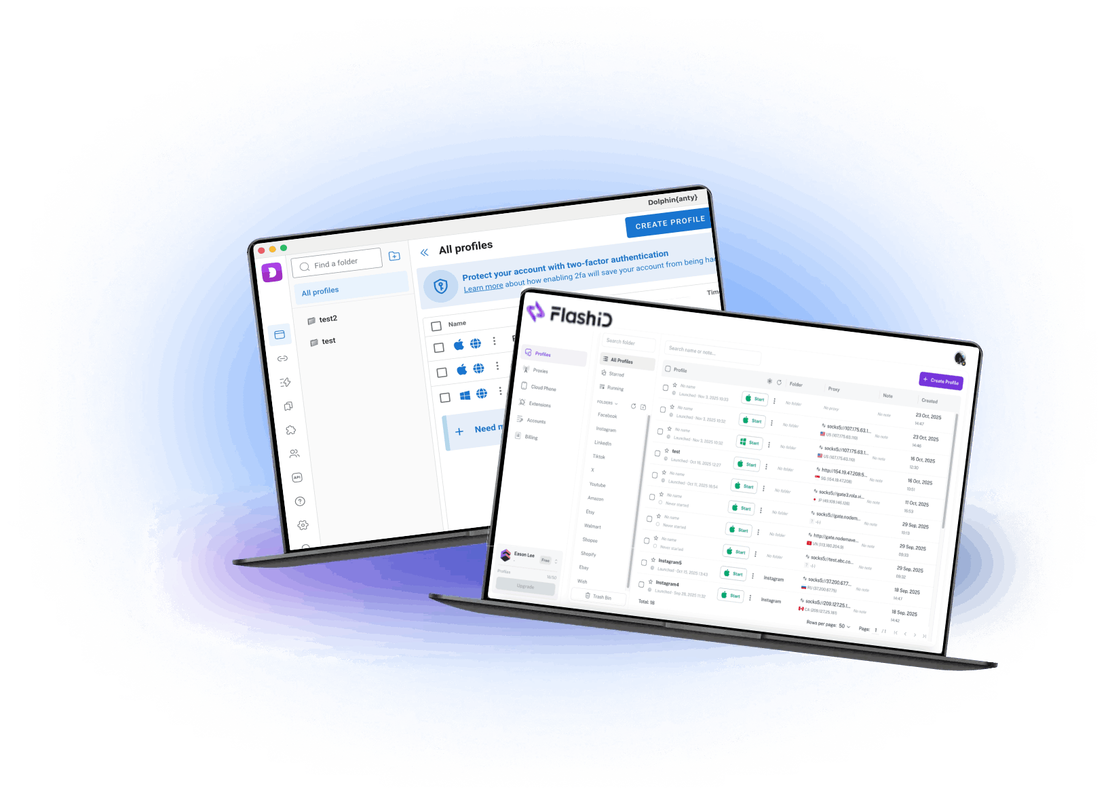 FlashID vs. Dolphin Anty browser