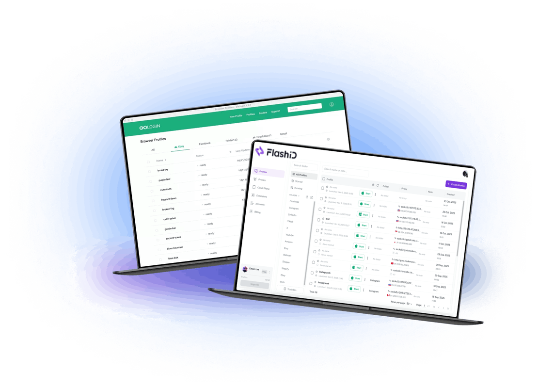 FlashID vs. GoLogin browser