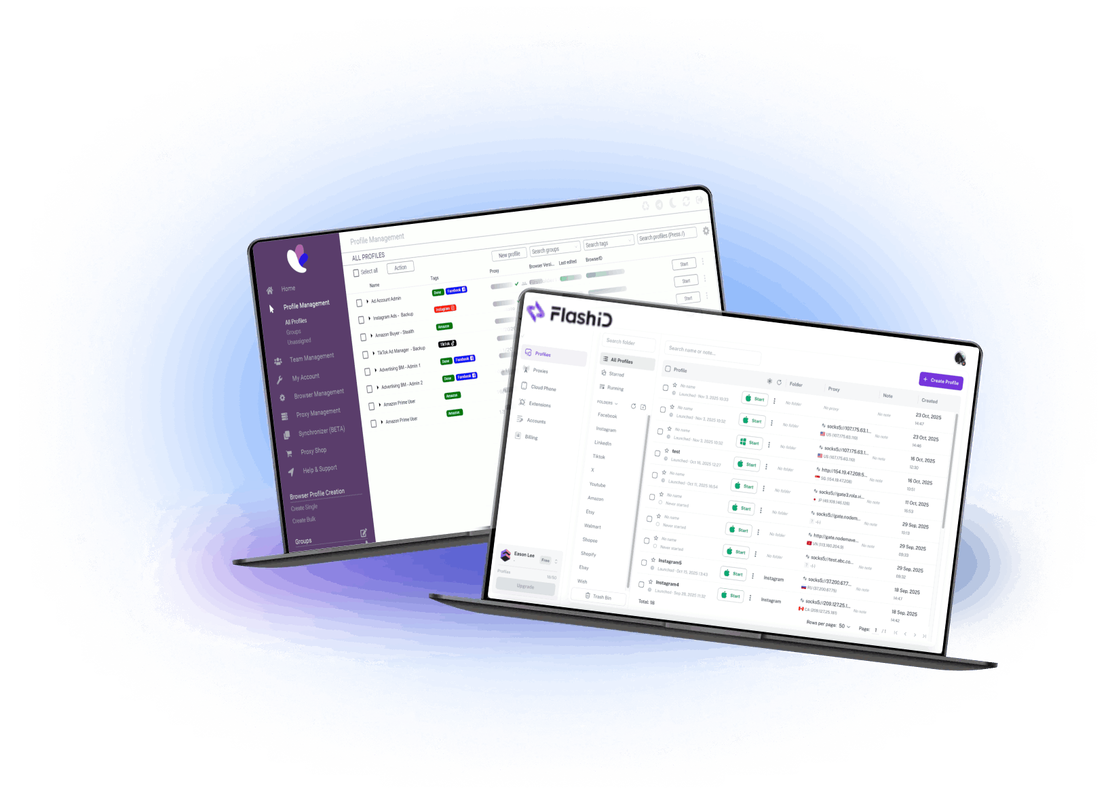 FlashID vs. Incogniton browser