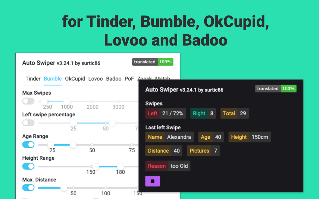 Effortless Auto Swiping for Dating Apps