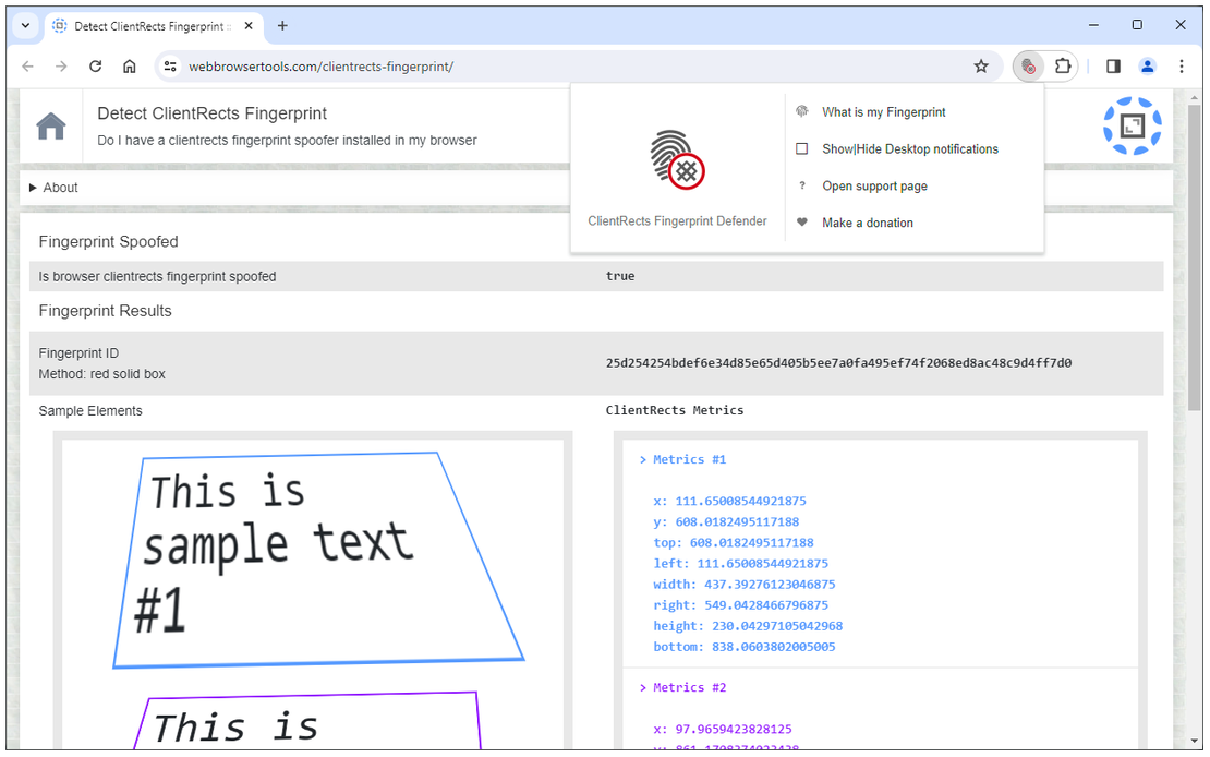 高级 ClientRects 隐私保护