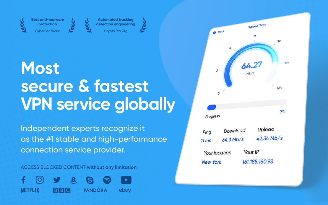 VPN Seguro e Rápido para Chrome