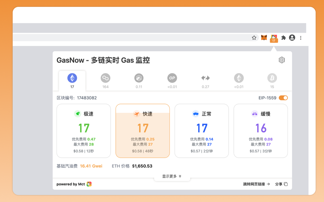Effortless Multi-Chain Gas Monitoring