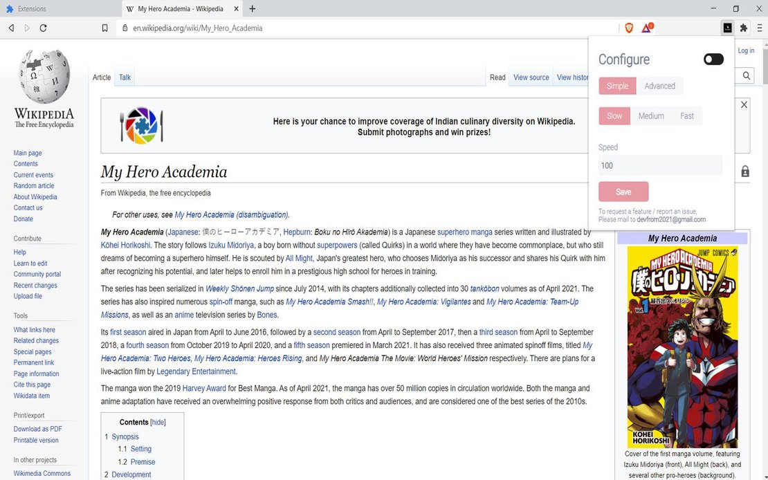 Personalized Auto-Scrolling Experience