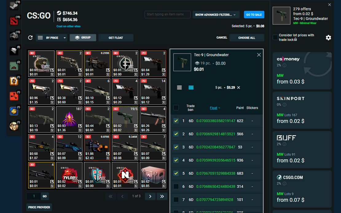 Effortless Steam Trading & Inventory Management