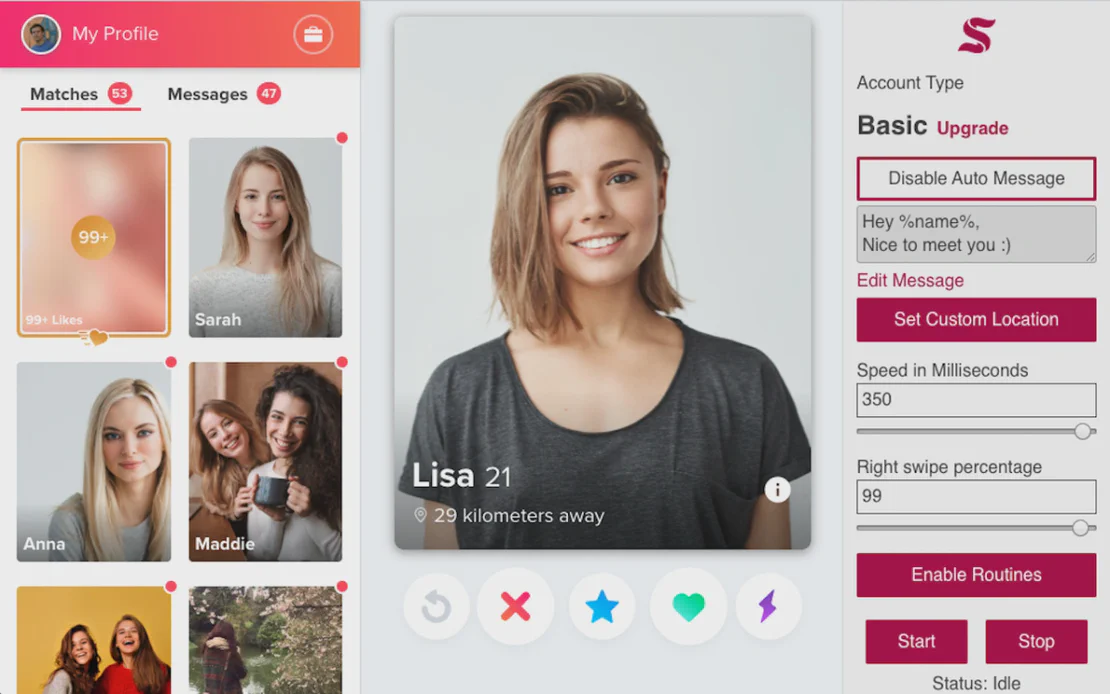 Опануйте свій досвід у Tinder