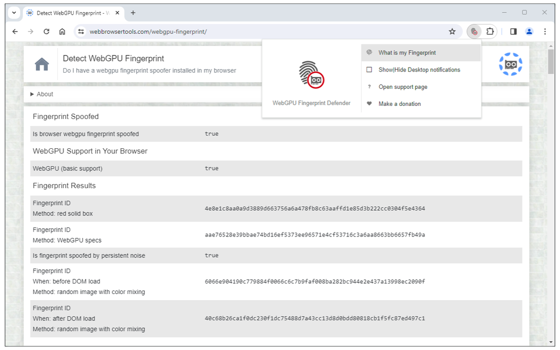 Shield Your WebGPU Fingerprint