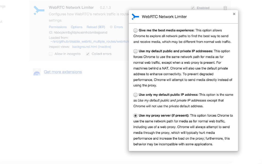 安全的 WebRTC 流量路由