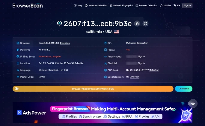 BrowserScan