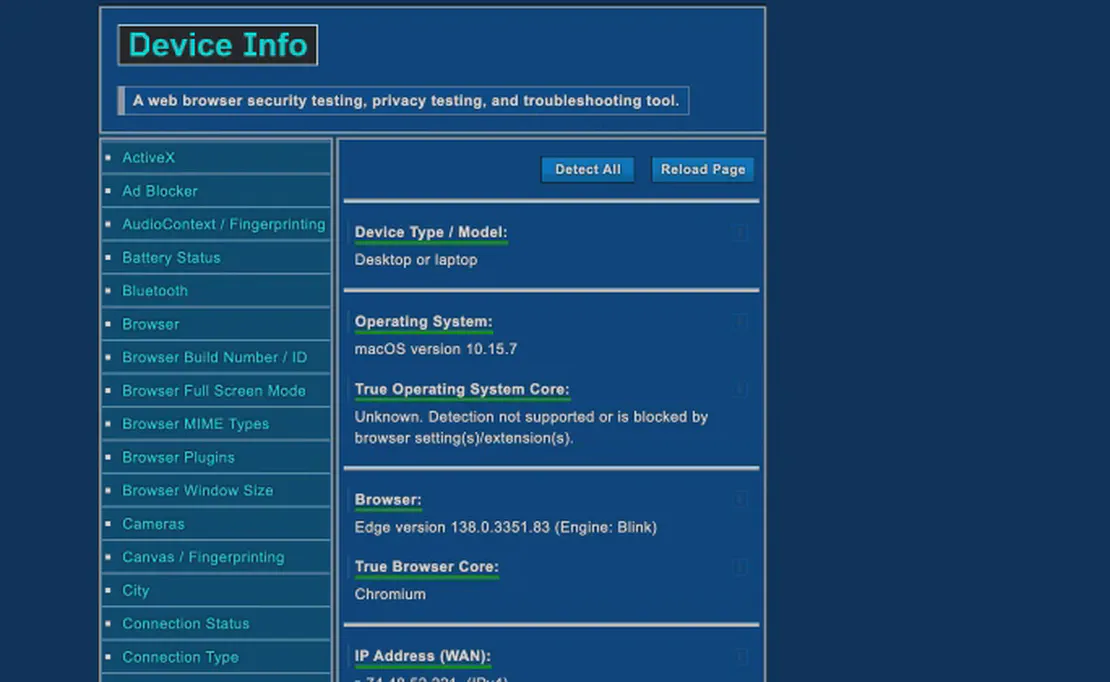 DeviceInfo.me