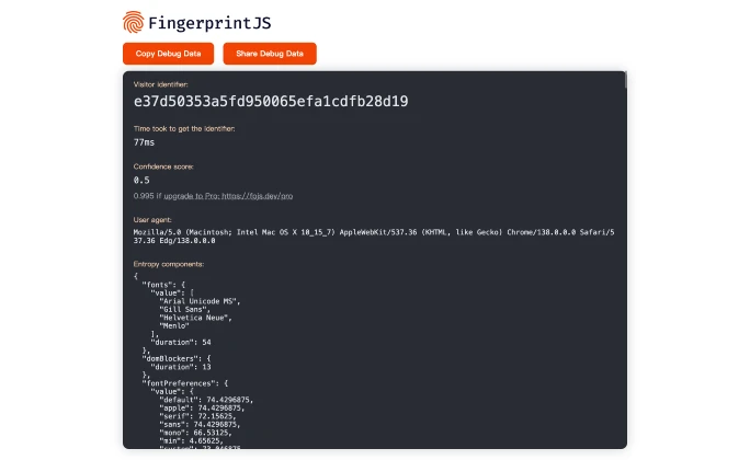 FingerprintJS