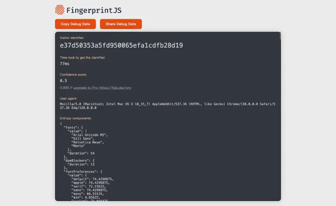 FingerprintJS