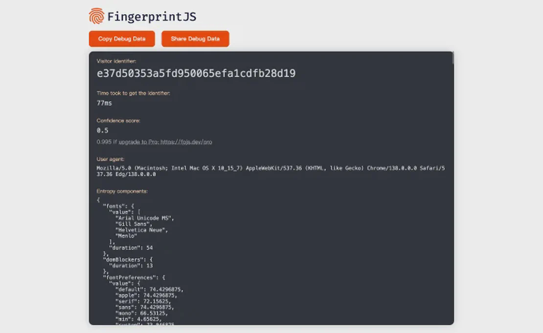 FingerprintJS