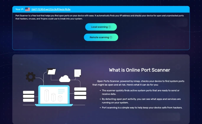 Random Port Scan Port Scanner