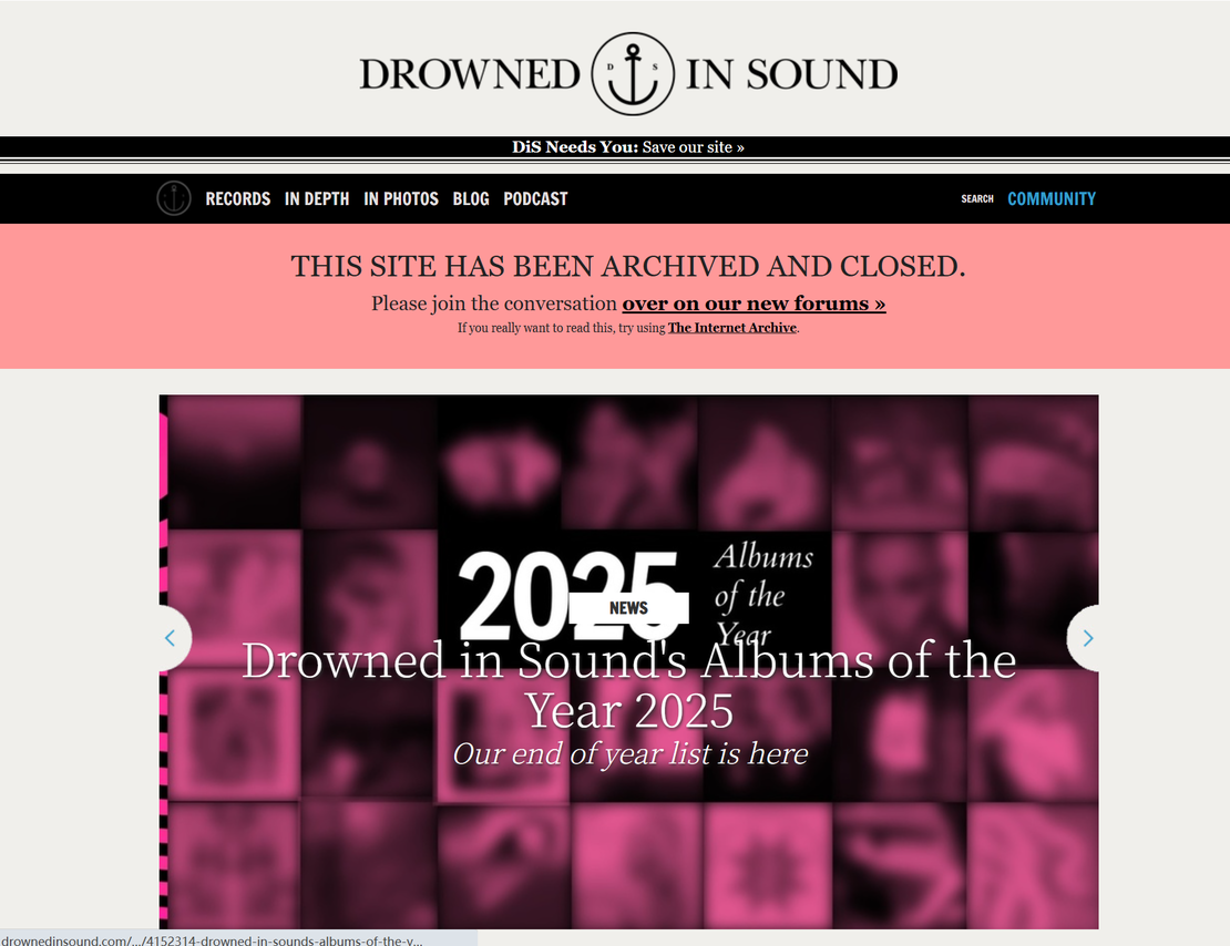 Несколько аккаунтов Drowned In Sound