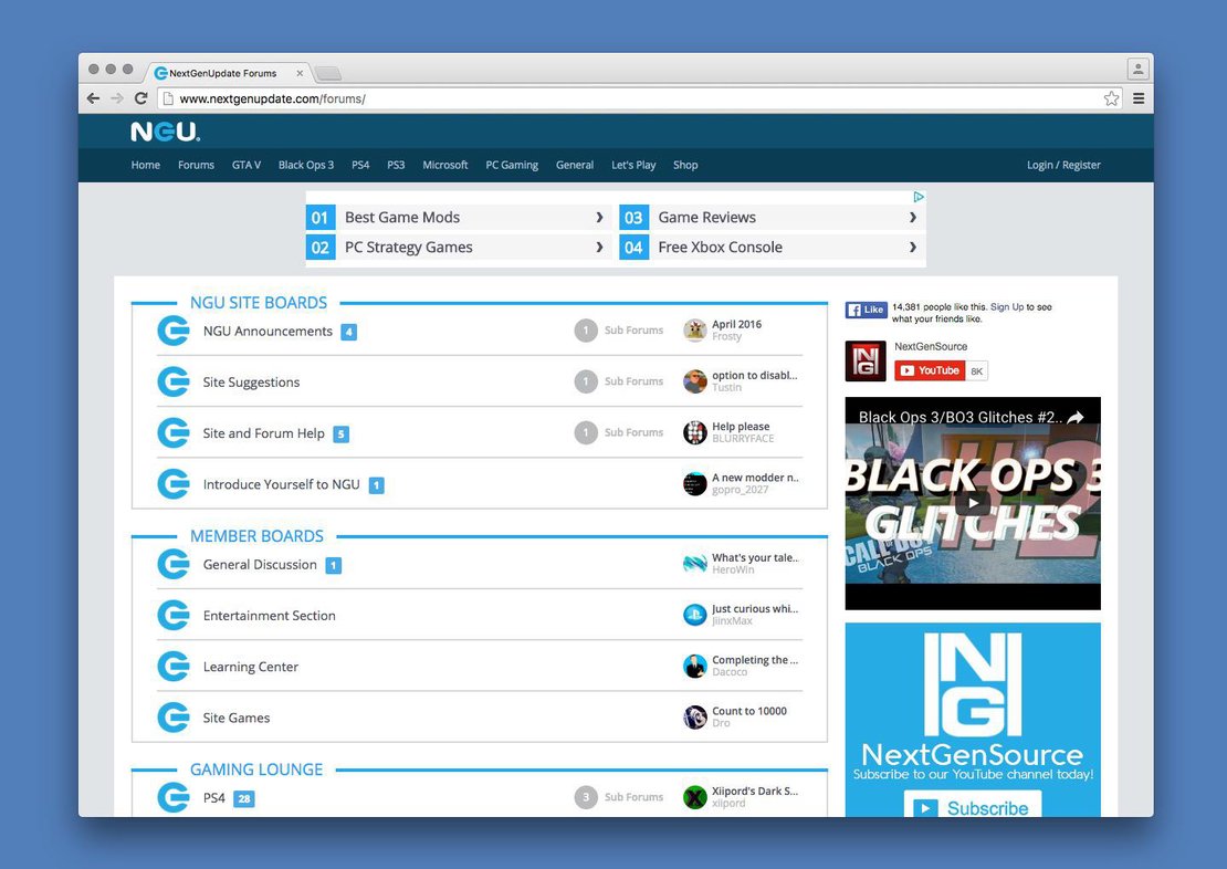 Multiple NextGenUpdate Accounts