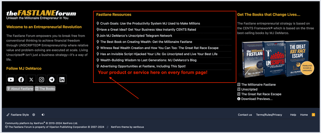 多个 The Fastlane 论坛账户